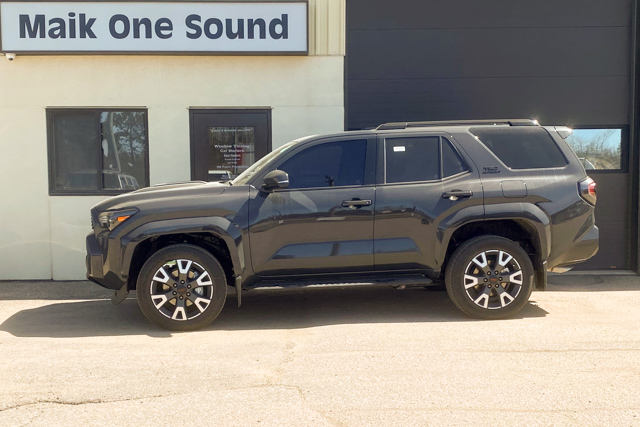 Toyota 2025 4Runner with professional window tint in North Bay